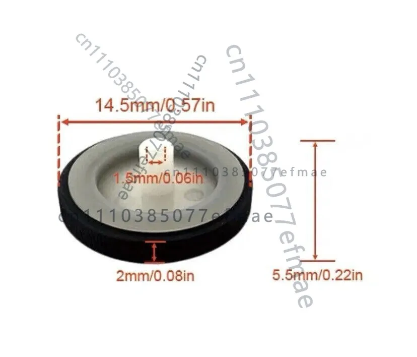 

Резиновое кольцо для Т-образного колесика для кассетного проигрывателя Pioneer Nakamichi, 14,5x5,5x1,5 мм