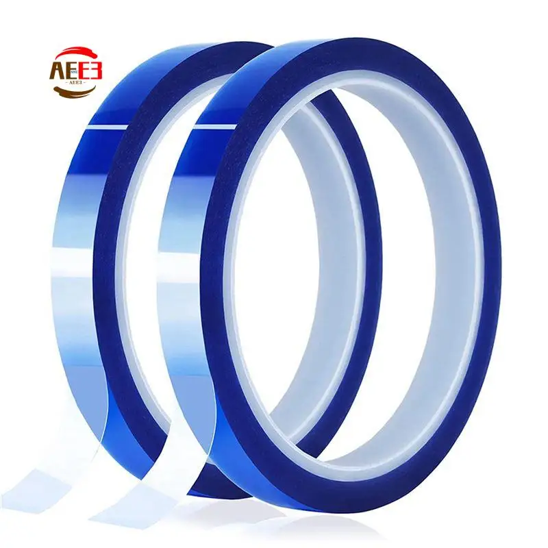 AEE3-4 Rolls 10Mmx33m(108Ft) Blue Heat Tape Heat Transfer Tape For Heat Sublimation Press No Residue And Heat Transfer Vinyl