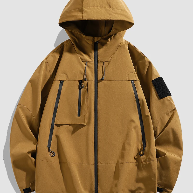 

Hengdeqi Outdoor New Couple Autumn Workwear Windbreaker Outdoor Faion Spring Autumn Waterproof J9 ex Jaet