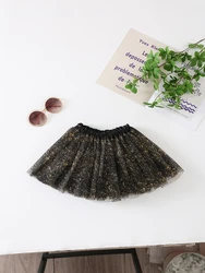 2024 Baby girl glitter tutu skirt princess party tulle glitter skirt