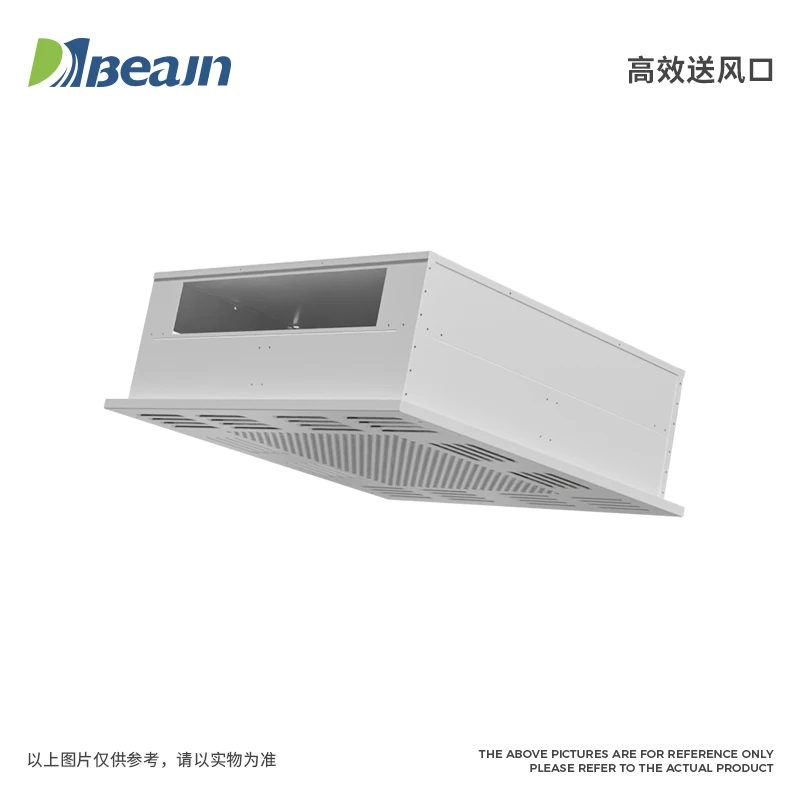 Hvac Square Ceiling Louver Vent Adjustable Multi-directional Air Outlet Grille For Clean room