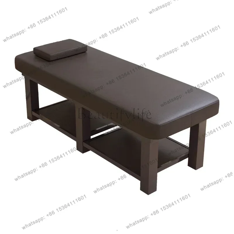 Factory Direct Sales Solid Wood Thai Massage Beds Beautify Physiotherapy Massage Tables Knead Ear Cleaning Commercial Furniture