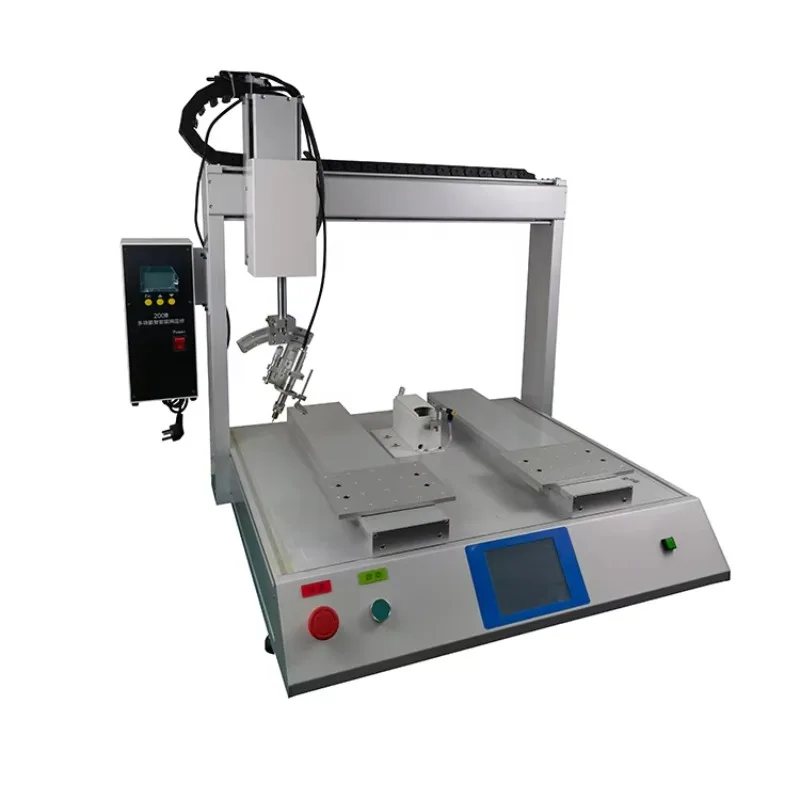 PCB Plug-in Soldering Automatic Soldering Machine Wire Type Hardware Components FPC Type Two Tables Soldering Machine