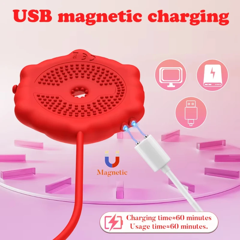 Vibrating Nipple Clamps Adult Toys Breast Clip Vibrator APP Control Chest Massage Tease Nipple Stimulation Sex Toys for Women - view 6