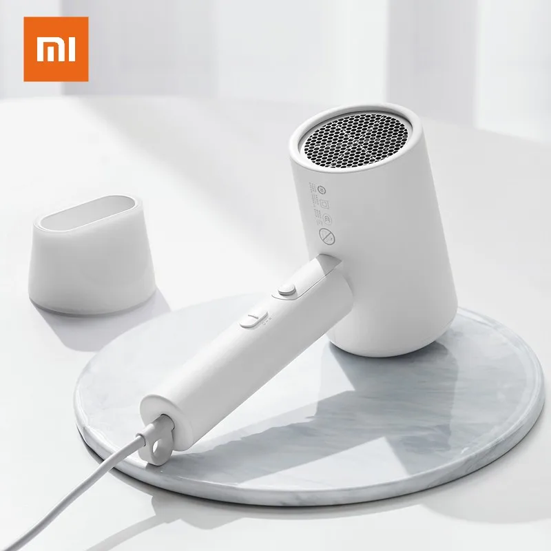 XIAOMI MIJIA Portable Anion Hair Dryer H100 Nanoe Water Ion Hair Care Professinal Quick Dry 1600W Travel Foldable Hairdryer