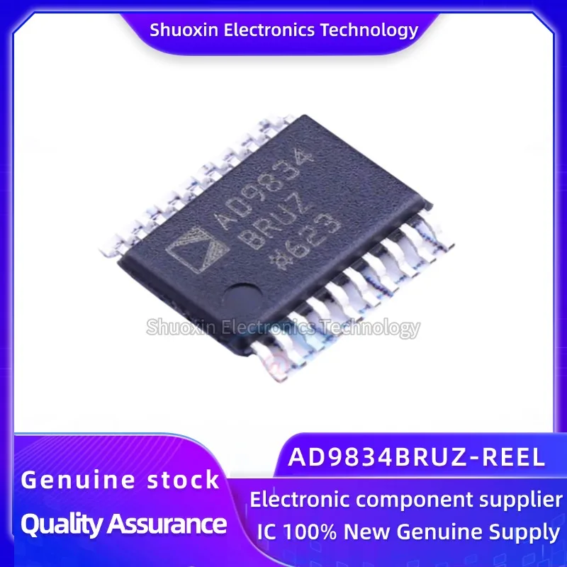 

(1Pcs) 100% New Ad9834Bruz-Reel Package Tssop-20 Direct Digital Frequency Synthesizer Chip