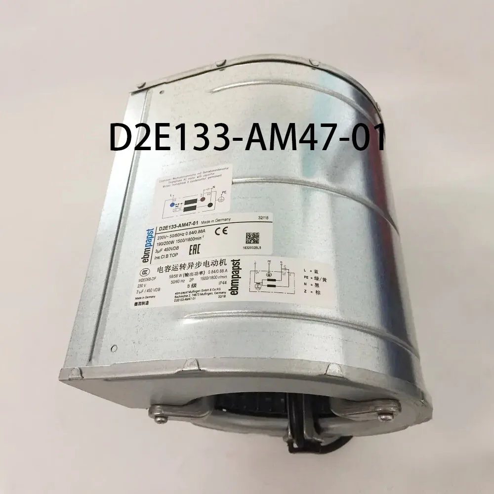 

For the new Ebmpaps industrial centrifugal fan φ 133mm D2E133-AM47-01 AC 230V radiator -