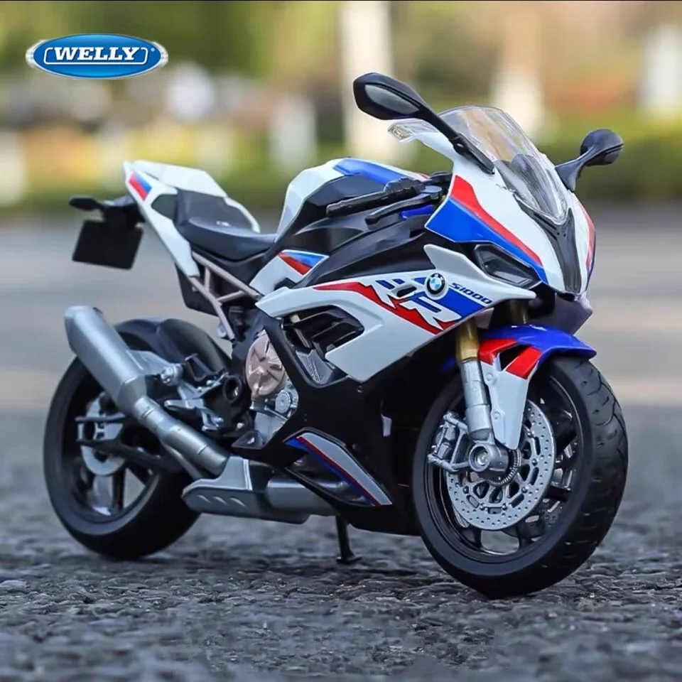 

S1000RR Alloy Sports Motorcycle Model Diecast WELLY 1:12 2021 Metal Street Racing Motorcycle Model Collection Toys Gift