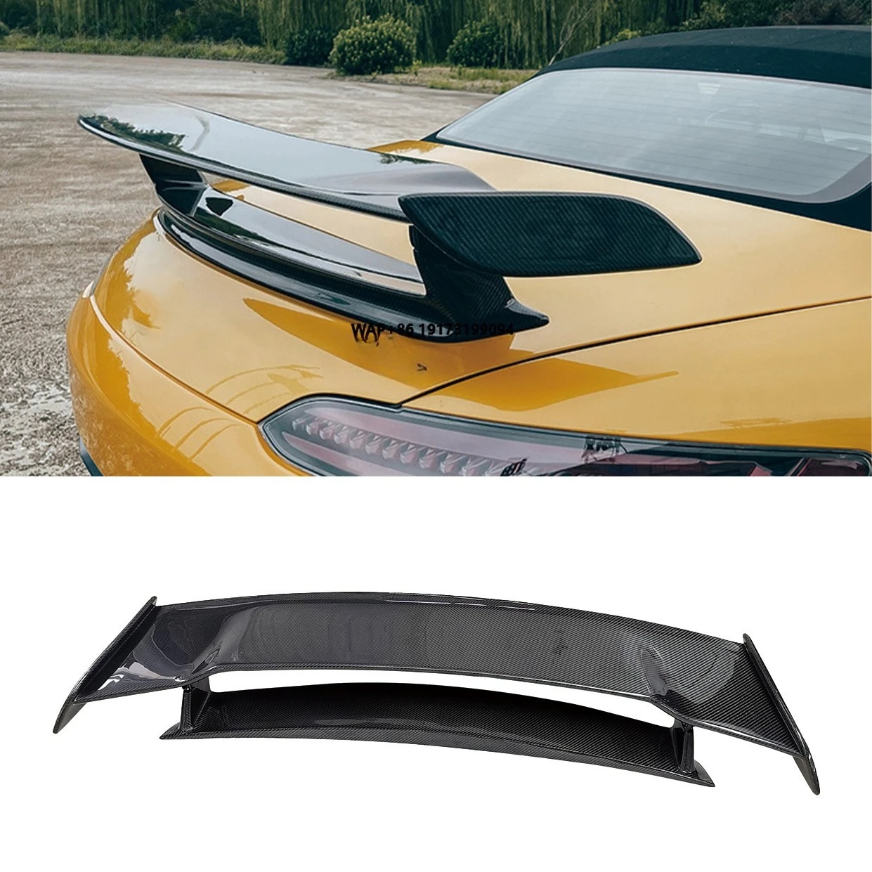 

Important Part Carbon Fiber Trunk Spoiler Wing for GT GTC Roadster Body Parts