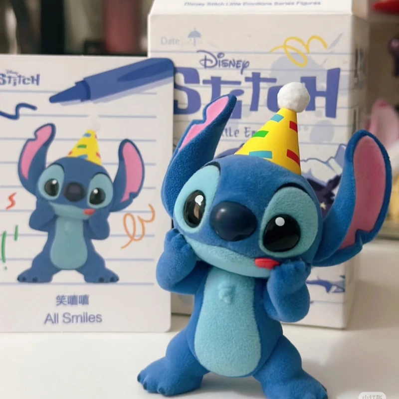 

Genuine Stitch Little Emotion Series Blind Box Figurine Mystery Box Trendy Toys Gift Cute Stitch Anime Peripheral Collectable To