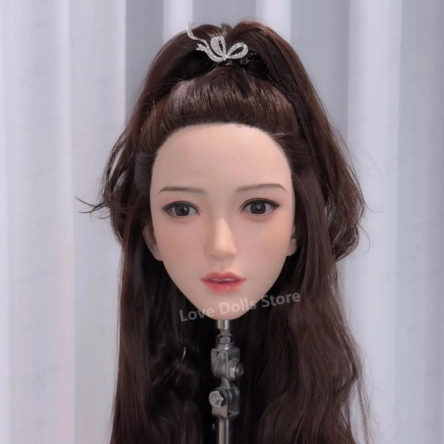 

【Wonanii】Подный силикон, большая головка TS 498/Y47/Y28 M16, винтовой интерфейс, открытый рот, с зубцами, язык, ученики полости рта-1342