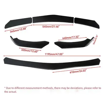 適用於MG HS 2018-2024的通用前保險桿唇邊支撐桿側擾流板分離器車身套件汽車配件 SafeKeeper 10 最佳銷售 保險桿 mg hs - №7