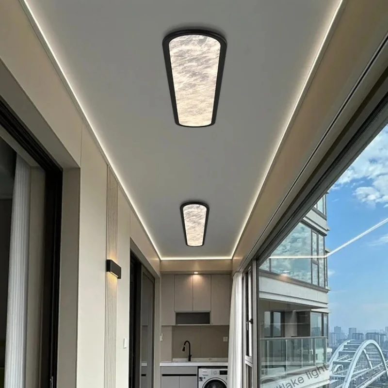 Modern Minimalist Nordic Ultra-thin Strip Cloud LED Ceiling Lights Art Creative Lamps for Living Room Home Decoration Chandelier