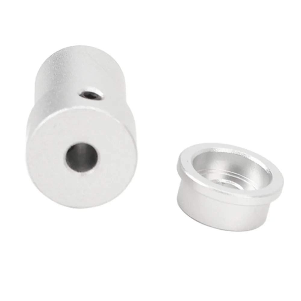 Durable 4mm Motor Shaft Coupling Aluminum Alloy Smooth Transmission Mounting Hub Coupling Universal Motor Coupling DC Motors