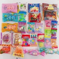 Japanese Pack Fruit Snack Bag Gashapon Cute Kawaii Candy Toy Figure Anime Miniature Showa Food Keychain Pendant Capsule Toys