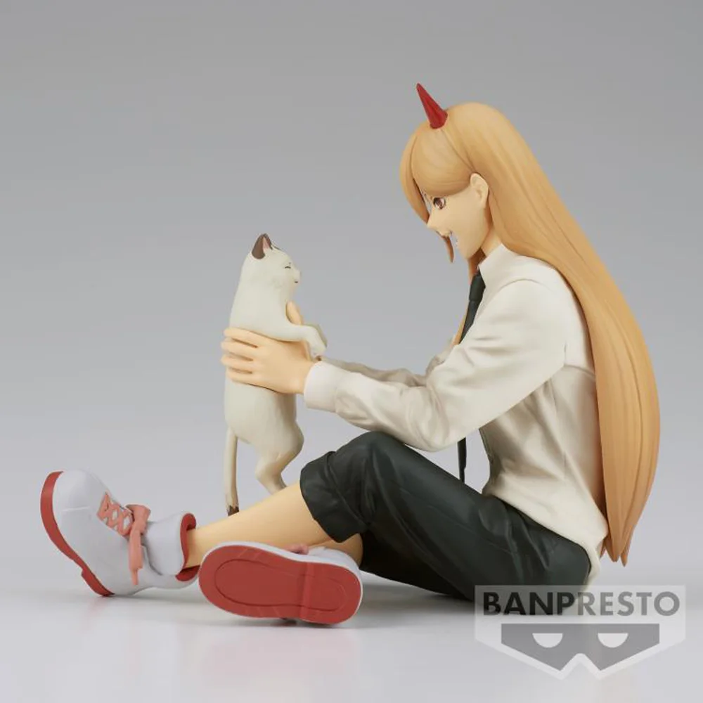 In Stock Original Banpresto Break Time Collection Chainsaw Man Power Figure Anime Genuine Collectible Boxed Model Dolls Toy Gift