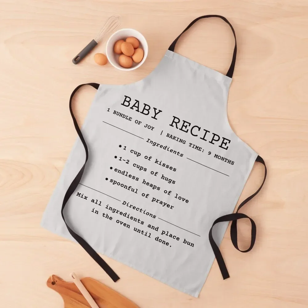 

Funny Baby Announcement Recipe Apron kitchen clothes for men Kitchen Man men's barbecue Women Kitchen'S Apron