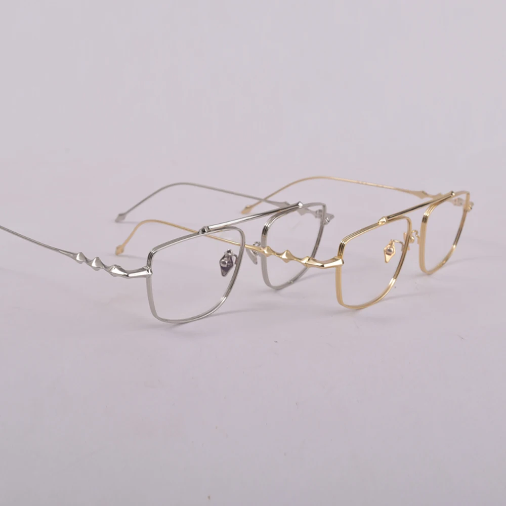 

GENTLE TATATN Titanium Anti blue light Roud Women Men Eyeglasses Frame Optical Glasses Martin Prescription Glasses