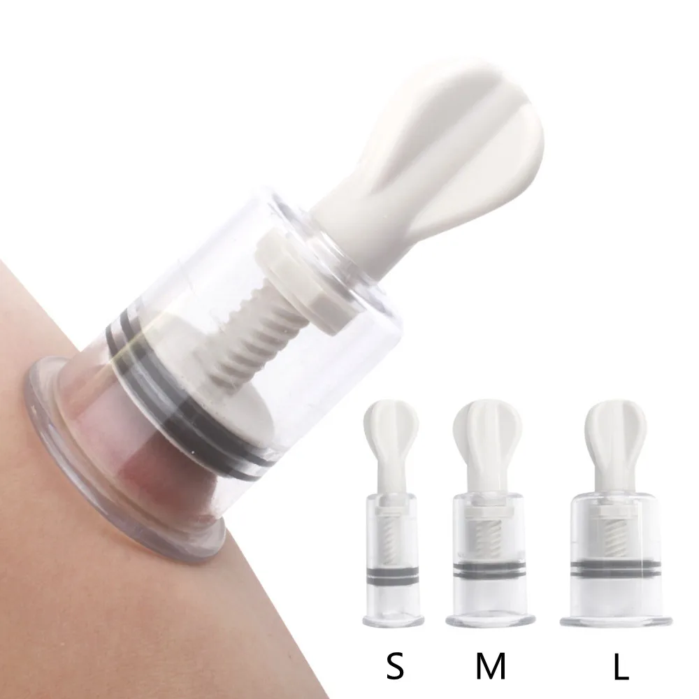 Nipple Sucker Vacuum Pump Clamps Breast Enlarge Clit Nipple  Sucker Massager Suction Cups BDSM Sex Toys For Women Adult Games