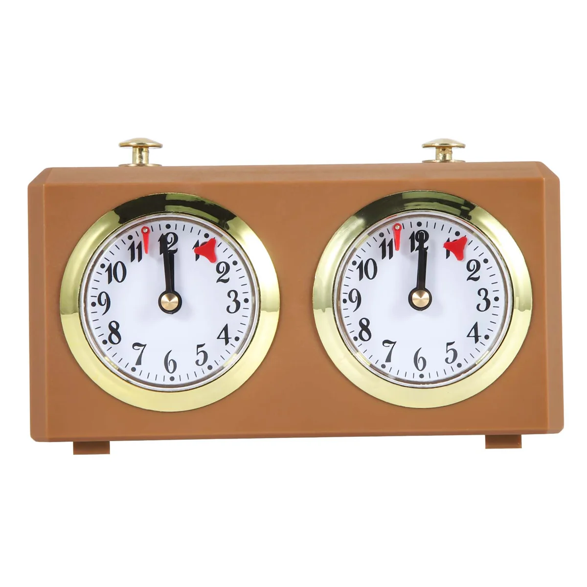 Horloge d'échecs mécanique analogique pour jeu d'échecs, minuterie, horloges officielles, aucune batterie nécessaire