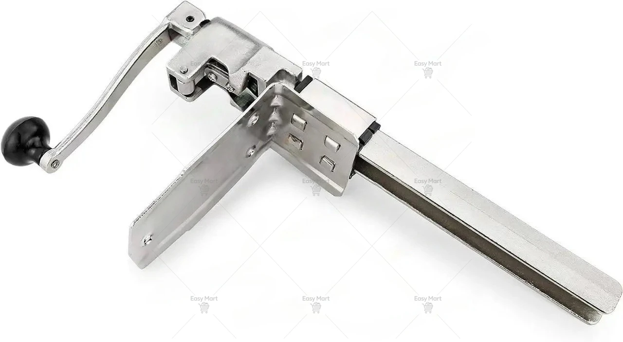 Heavy Duty Commercial Can Opener, Manual Hand-Turn Industrial Can Opener
