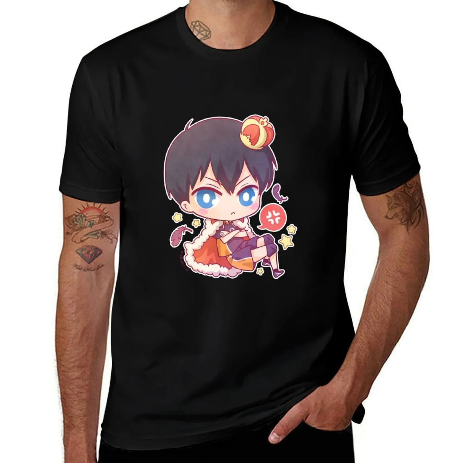 Tobio Kageyama T-Shirt Casual Soft Cotton Short Sleeve Tee T-Shirt