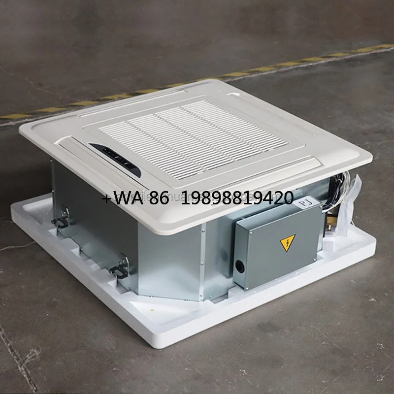 Water Vierweg Cassette Fan Coil Hvac-systemen CE Industriële Plafond Cassette Fan Coil Unit