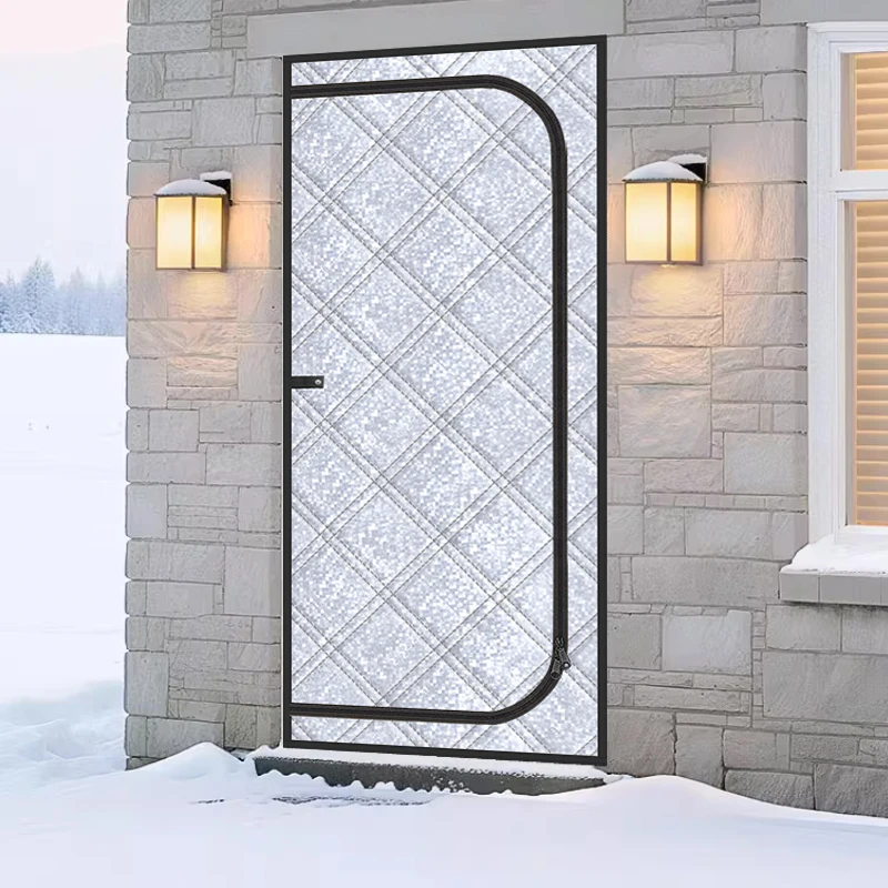 Warm winter curtains,heat-insulating and windproof sealed windows,screen windows, thickened，windproof partition,sound insulation