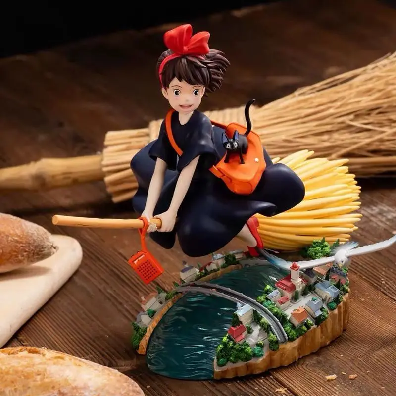 Nowa Figurka z Kreskówki Anime Miotła Mała Czarownica Figurki Akcji Erciyuan Piękna Dziewczyna Model Akcji Lalka Kolekcjonerska Zabawka Prezent