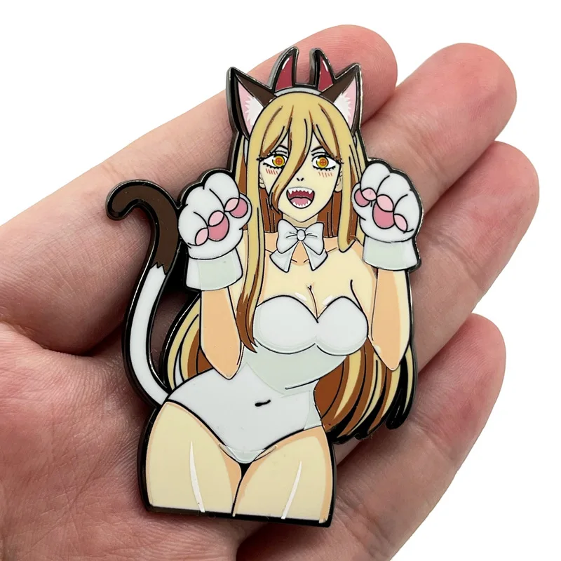 Brooch for Clothes Badges With Anime Pin Accessories for Jewelry Gift Japanese Manga Backpack Badge Brooches Cat Lapel Pins