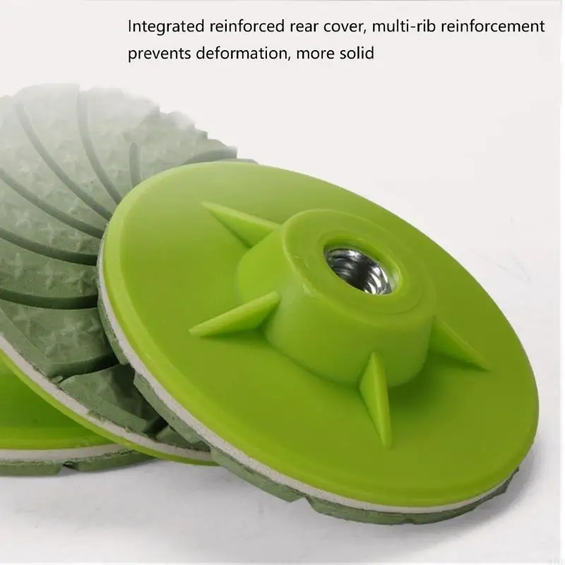 80mm Emery Resin Grinding Disc For 100Type Grinder Efficient Polishing And Smoothing Of Stone Tile Marble Edges M4YD