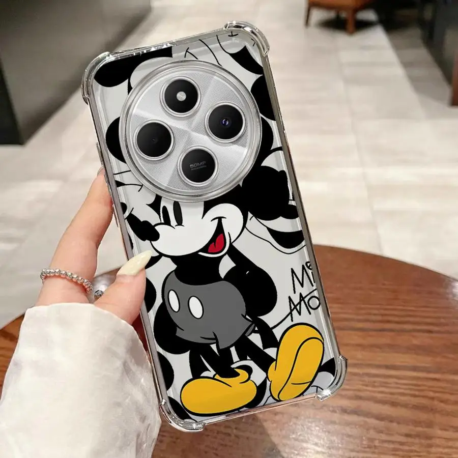 Case for Xiaomi Redmi 14C A3 K80 Pro 13C A3X A5 K80 5G Soft Phone Cover Disney Mickey Minnie