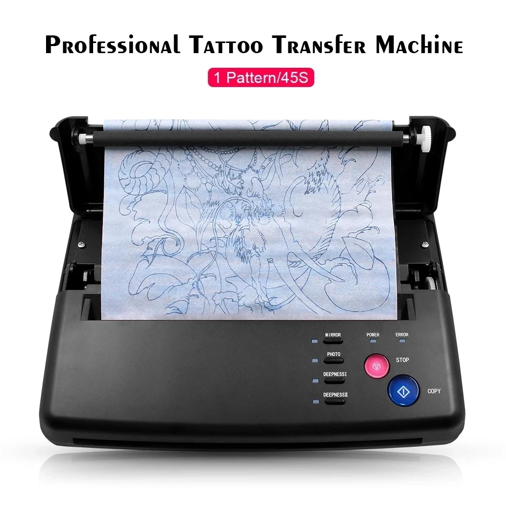 Tattoo Transfer Machine Stencils Device Copier Printer Drawing Thermal Tools For Tattoo Photos Transfer Paper Copy Printing