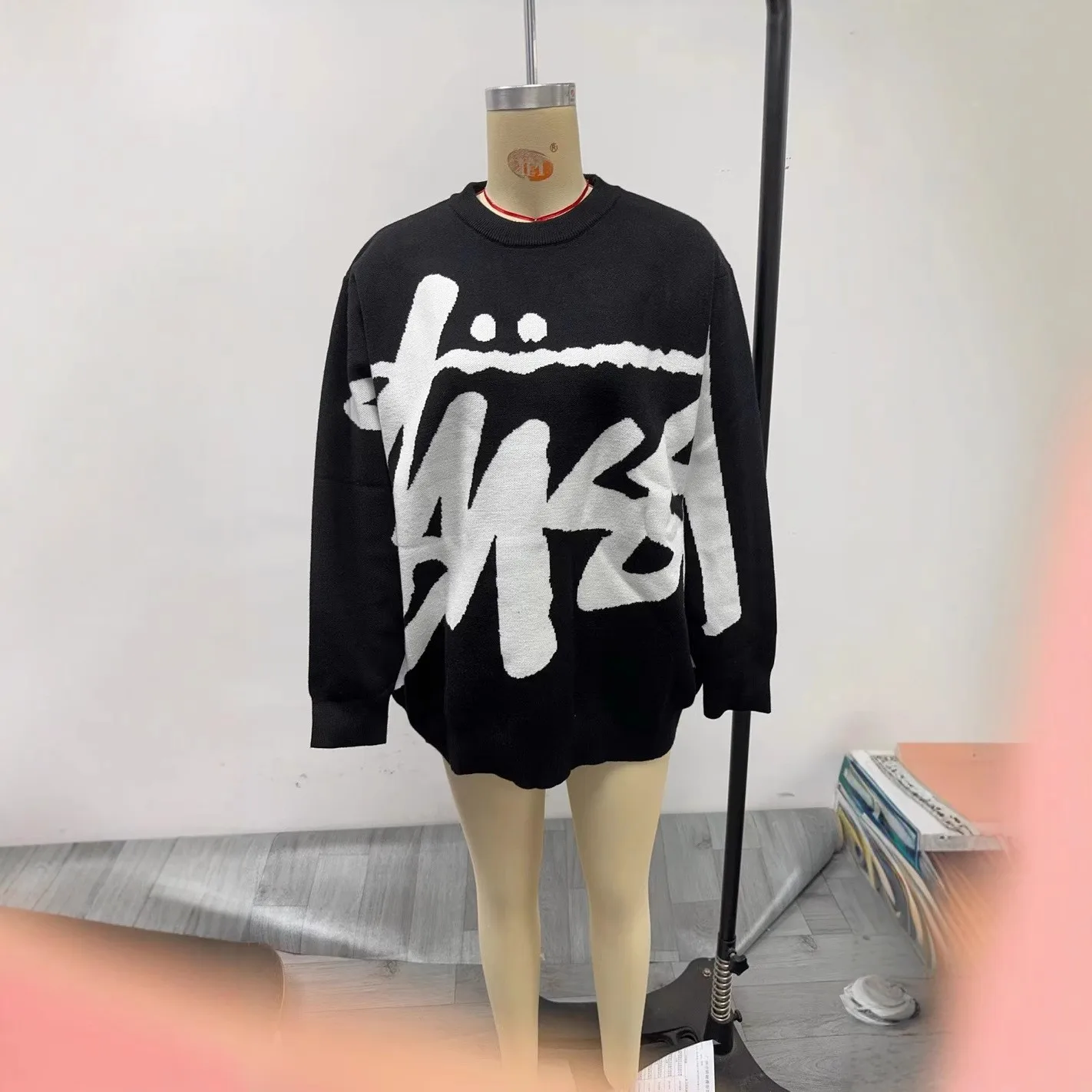 

Comfortable Faionable Color round Ne Sweater Casual Haome Top Cross-Border ular Sweatirt Long Sve Hoodie