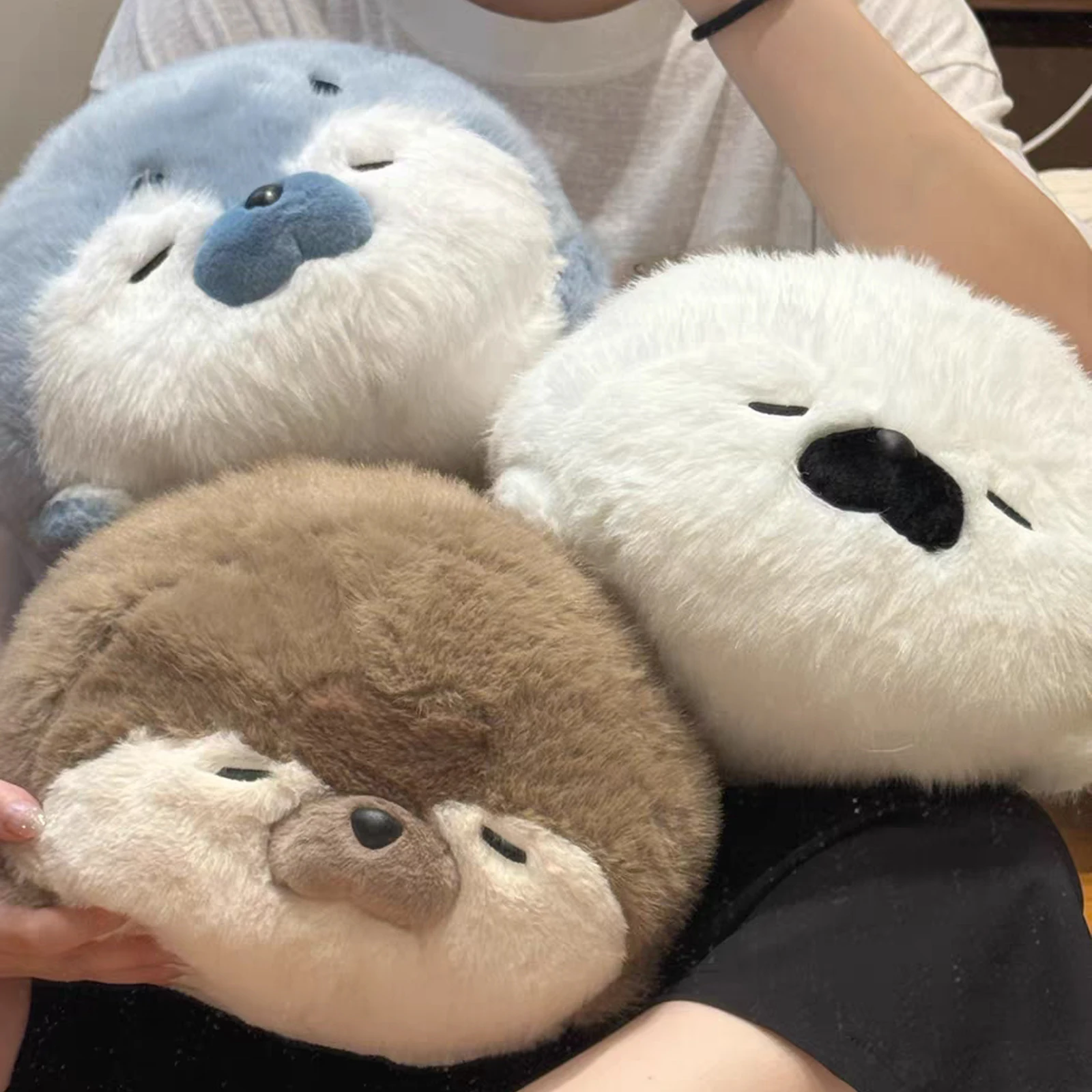 

Милая кукла-тюлень, плюшевая игрушка, подушка для сна, супер мягкая удобная подушка для изголовья кровати, украшение для спальни, милая плюшевая кукла в подарок