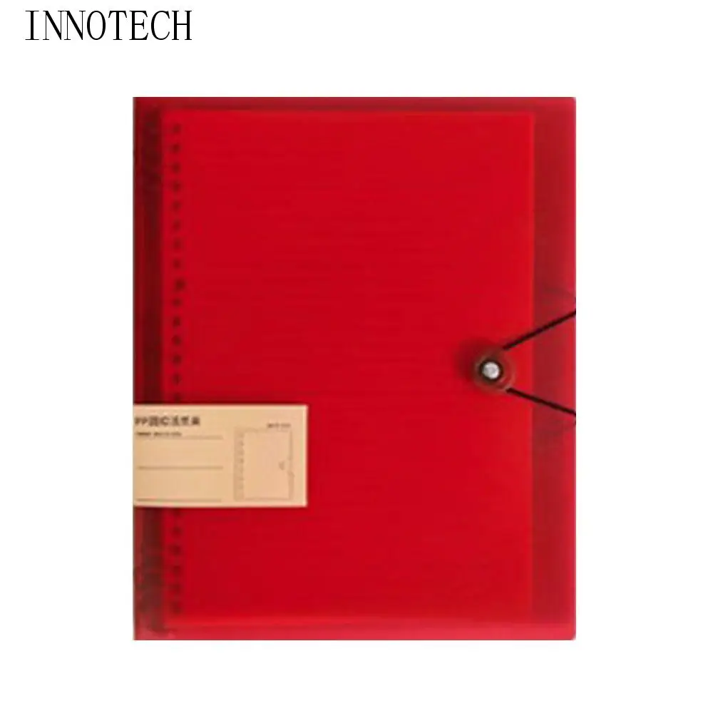 

Inner Cover A5/B5/A4 Binder Cover Notebook Binder DIY Binder Loose Leaf Notebook Shell Transparent 8 Hole A4 File Folder Cover