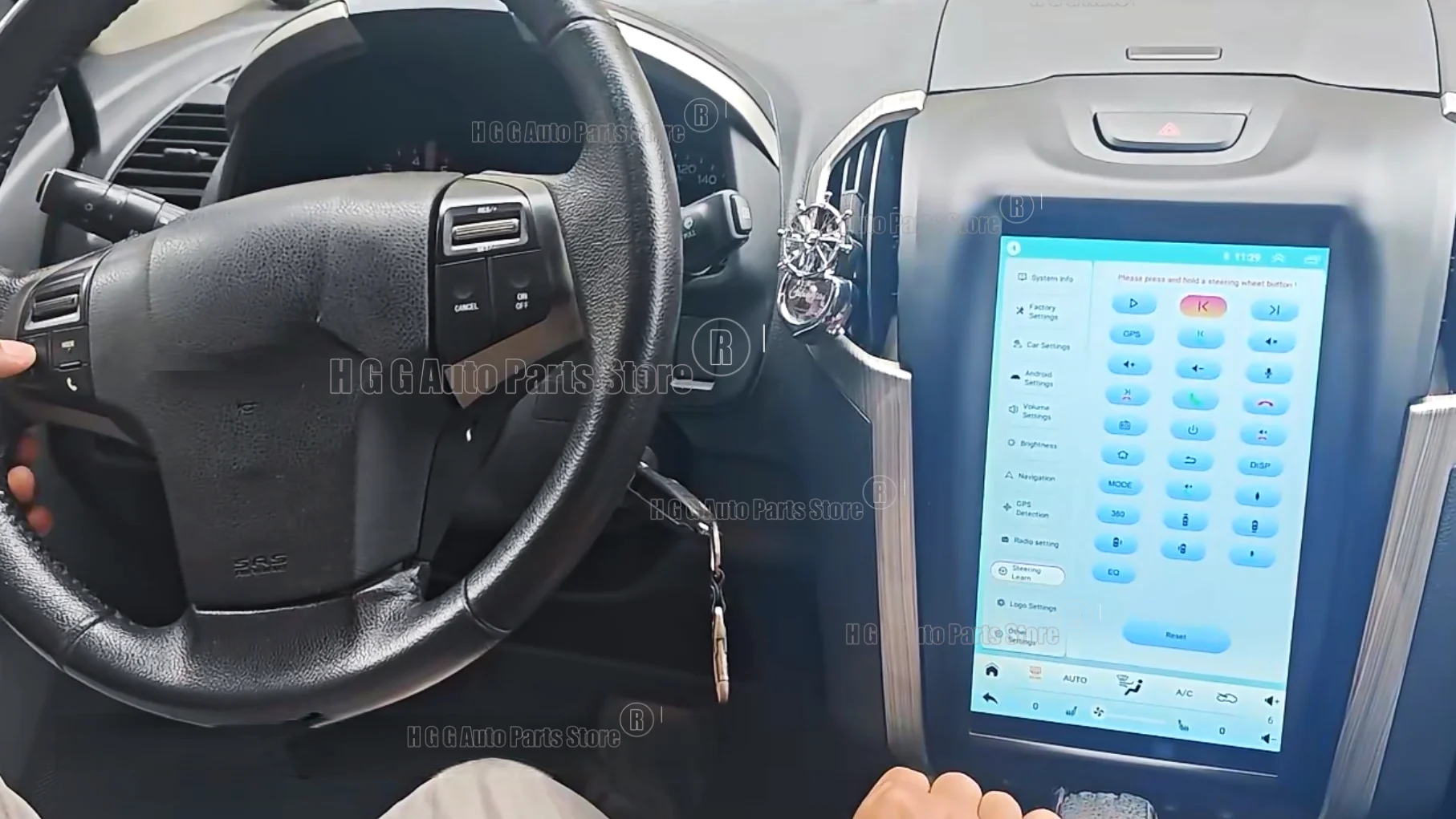 11.6INCH Android auto carplay For Isuzu DMAX 2012-2018 touch screen GPS navigation multimedia player radio wireless head unit