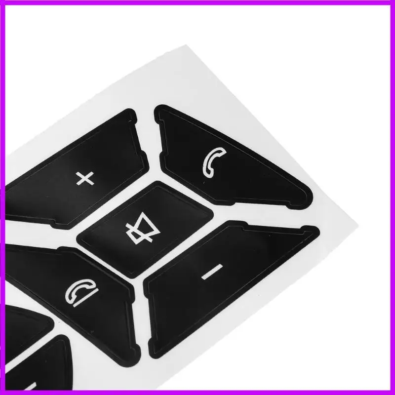 R9CC Replacement Stickers for C Class CLS C218 SLK W172 Steering Wheel Button Trim Cover Decal Auto Interior Accessory