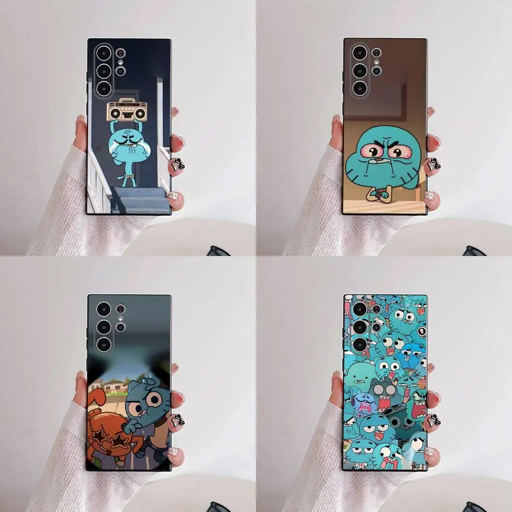 A-Amazing World G-Gumball Phone Case For Samsung S25,S24,S21,S22,S23,S30,Ultra,S20,Plus,Fe,Lite,5G Black Cover