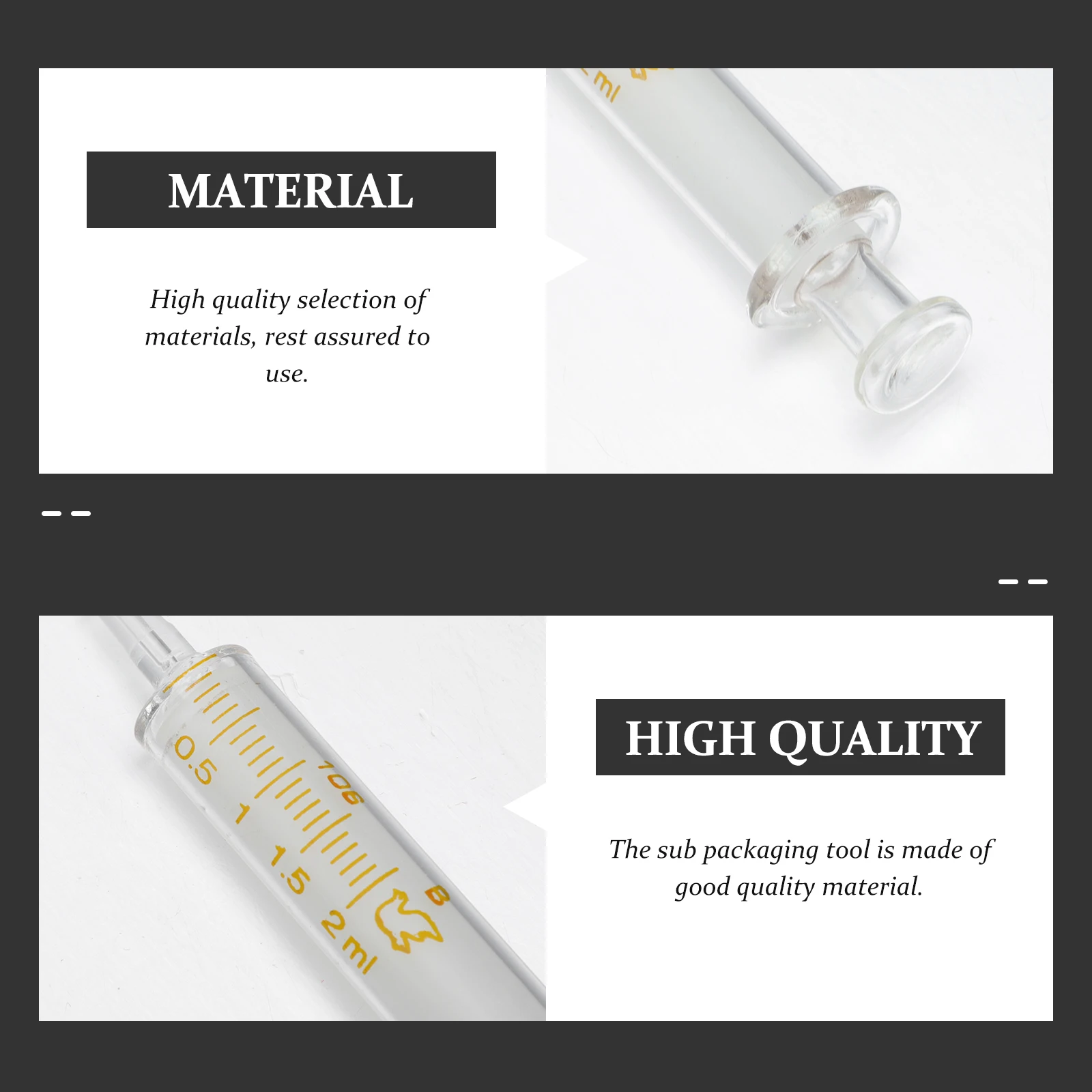 

Glass Syringe Sub-package Tool Push Tube Essential Oil Sub-packaging