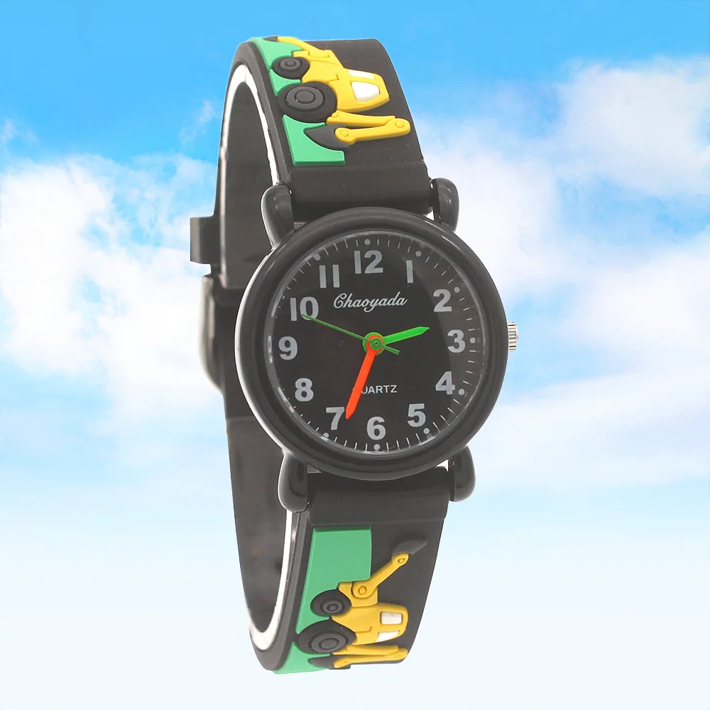 

Colorful Digital Quartz Wristwatch for Kids Fashionable Silicone Strap Boys Girls Students Timepiece