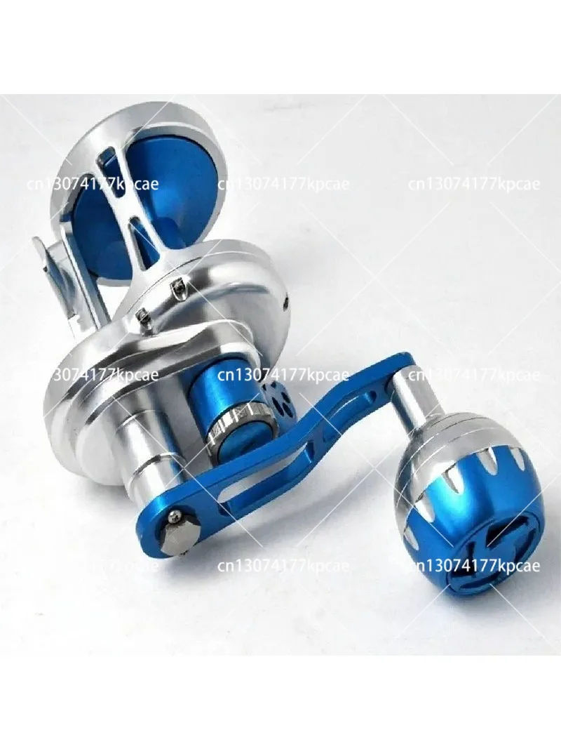 11 Ball Bearings Full Metal Drum Fishing Reel, Slow Pitch Conventional Reel, Saltwater Boat Trolling Reel