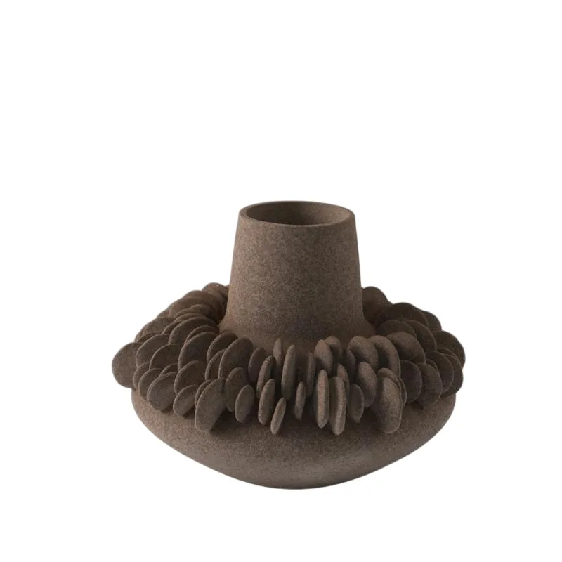 

Ceramic Vase Minimalist Art Soft Decoration Model Room Home Furnishing French Large Flower Ornament