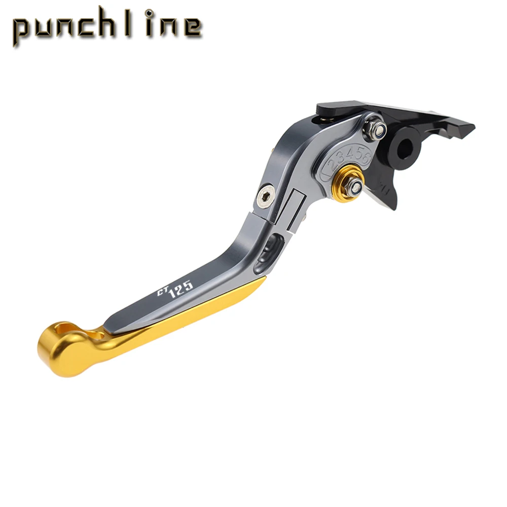 Fit CT125 Hunter Cub 2020-2022 Brake Handles For CT 125 Hunter Cub Folding Extendable Brake Lever 4
