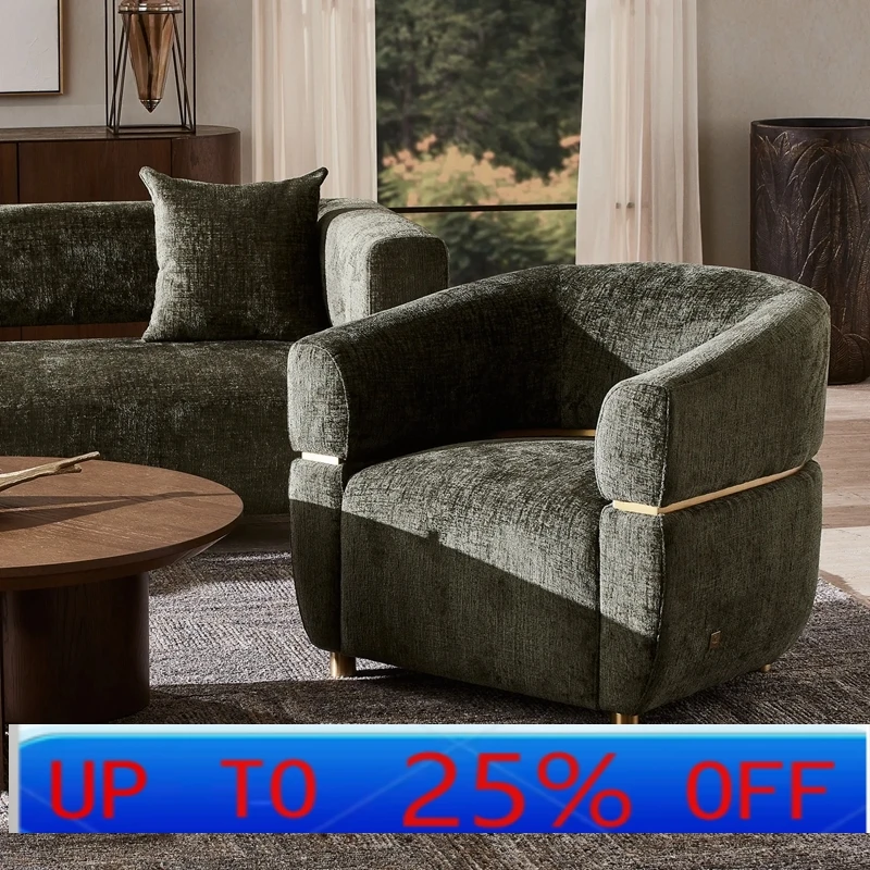 LH Minimalist Single Sofa Chair Hotel Foyer Meeting Sales Office Negotiation Single Chair