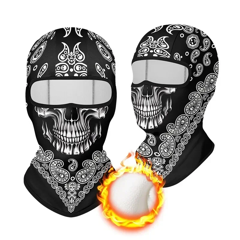 Men Women Cold-Proof Thermal Scarf Winter Warm Fleece Full Face Cap Ski Mask Cycling Fishing Hunting Hiking Head Neck Face Cover
