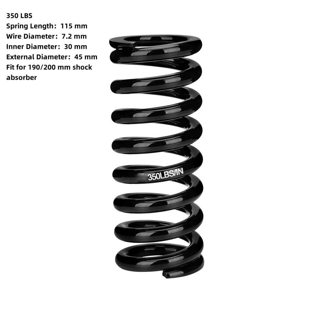 1pc Bicycle Rear Shock Absorber Spring Substitute 30 MM Inside Diameter 350-650 LBS Cycling Mountain Road Bike Accessories
