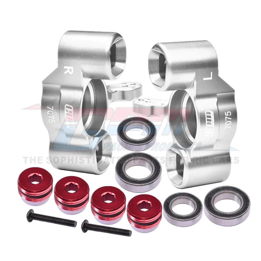 GPM para ARRMA 1/7 FIRETEAM INFRACCIÓN LIMITLESS MOJAVE EXB 1/8 SENTON 6S bloque de dirección delantera de Metal copa de dirección delantera AR 330187