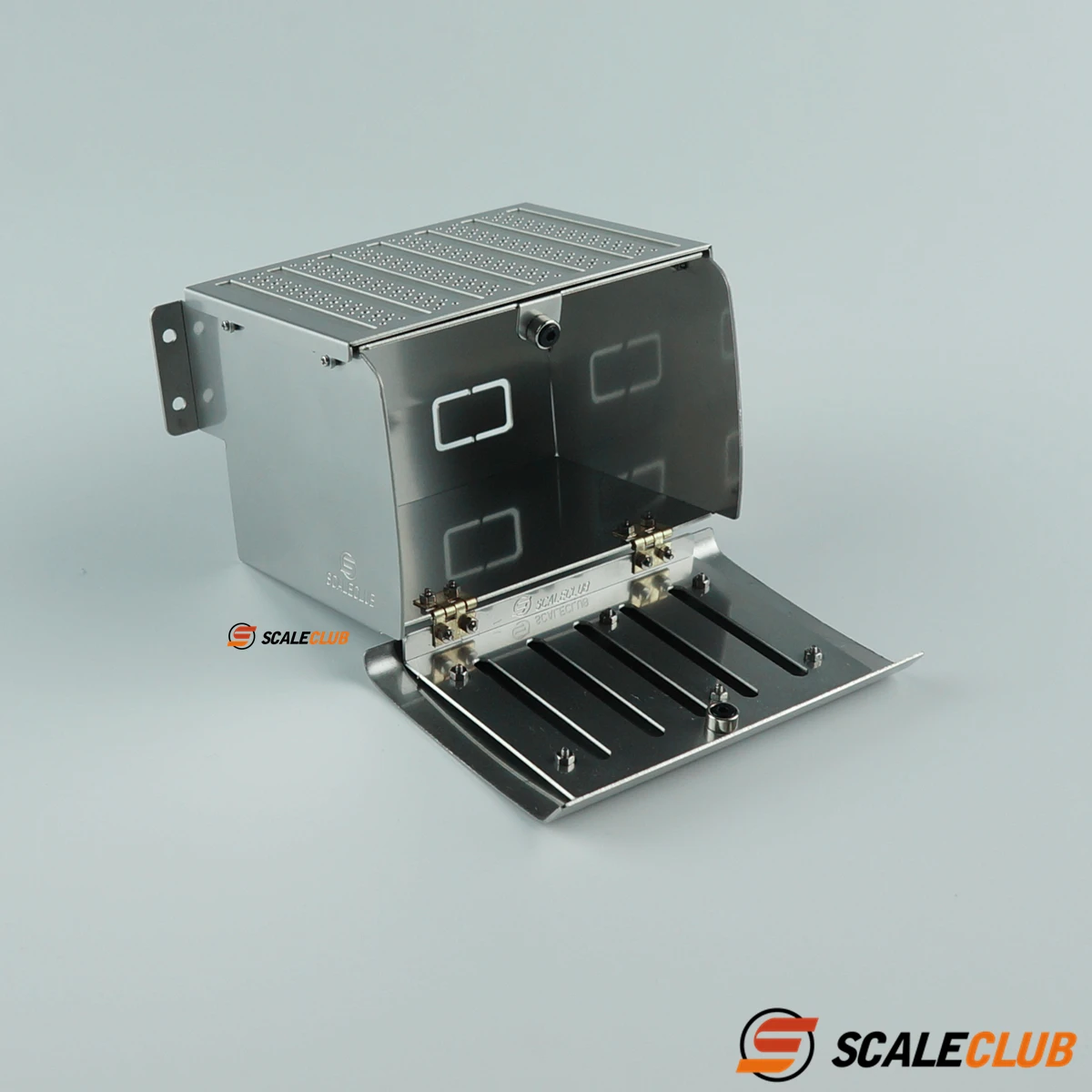 Scaleclub Model Tractor Uitlaat Toolbox Voor Benz 3363 1851 Voor Tamiya Lesu Rc Truck Trailer Tipper