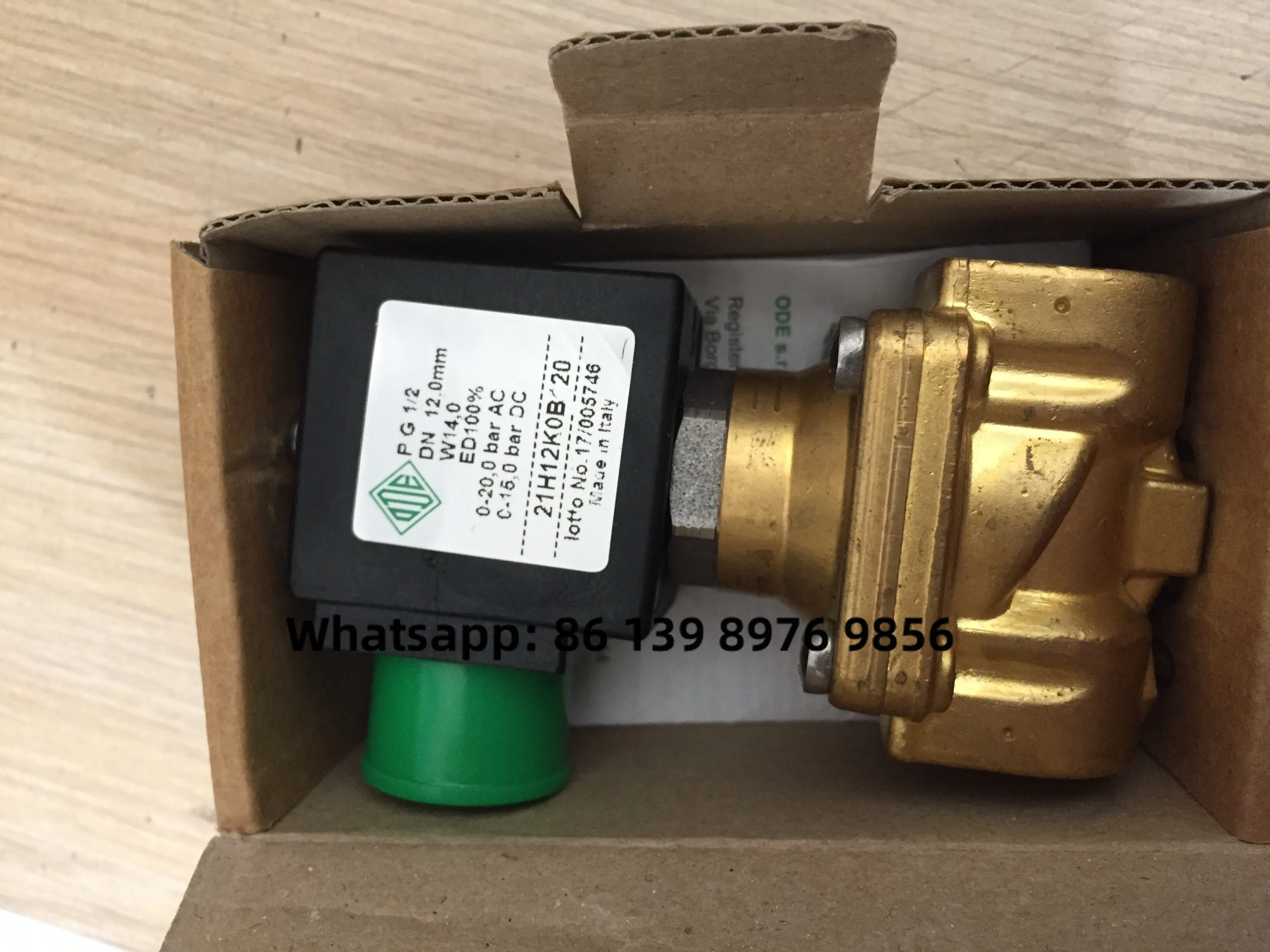 Italian ODE Solenoid Valve 21Ht12k0b120 G1/2